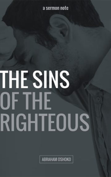 Sins of The Righteous